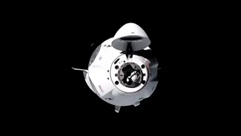 NASA SpaceX Crew Dragon Resilience about to dock on the ISS in November