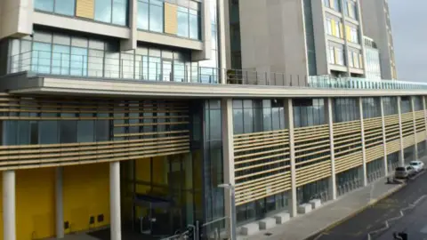 NHS Sussex An outside shot of the Louisa Martindale hospital