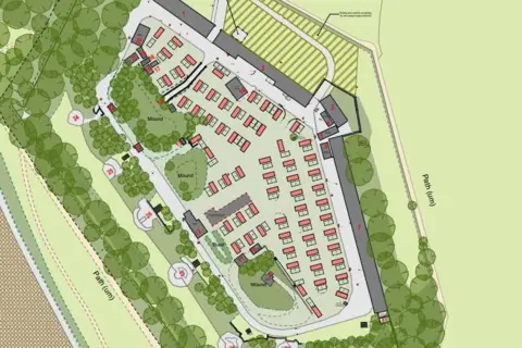 East Riding of Yorkshire Council  Caravan site plan