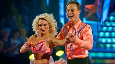 Kristina Rihanoff and Jason Donovan dancing the Samba in 2011