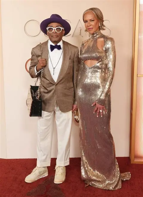 Getty Images Spike Lee and Tonya Lewis Lee