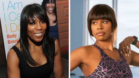 Getty Images / Netflix Kacy Duke (L) and actress Laverne Cox (R)