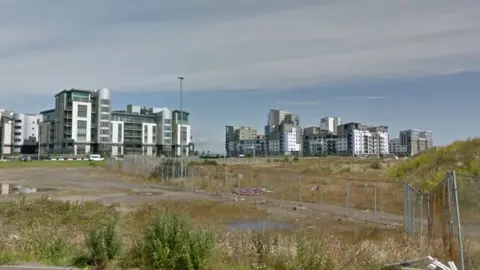 Google Edinburgh waterfront vacant land
