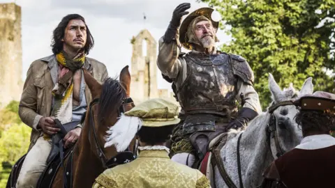 Alan Amato Adam Driver and Jonathan Pryce in The Man Who Killed Don Quixote