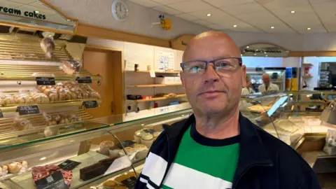 Man in shop