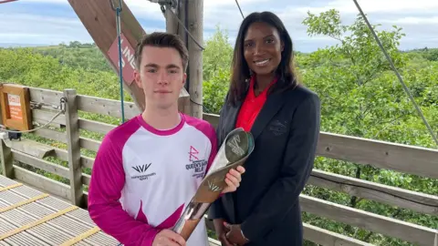 Oli Turrell and Denise Lewis