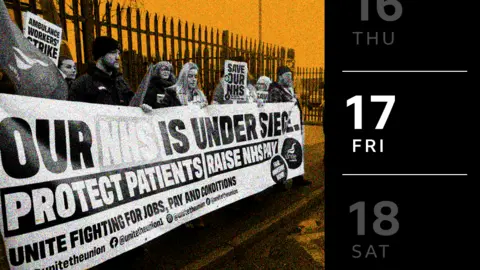 BBC Strikes update image for 17 February