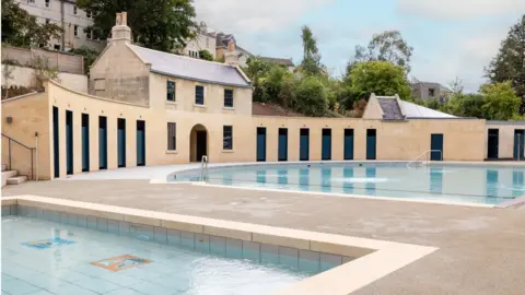 Anthony Brown The lido empty with clear blue water