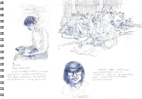 Maung Pho Maung Pho's portraits of other prisoners