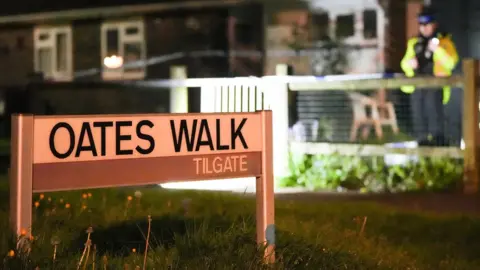 Eddie Mitchell Police at scene