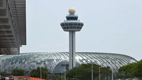 Getty Images Control Tower of Changi International Airport