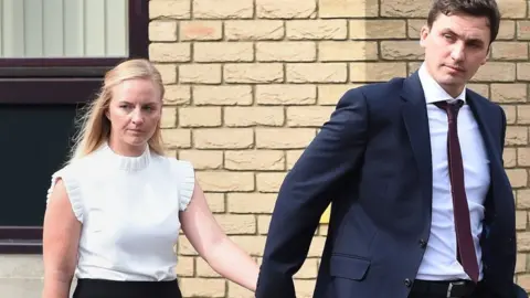 Joe Giddens/PA Shelby and William Thurston