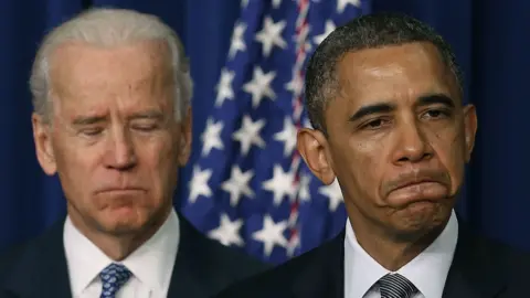 Getty Images Joe Biden and Barack Obama in 2012
