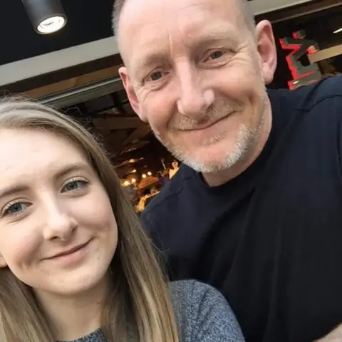 Family photo Amyleigh with dad Lee Percival
