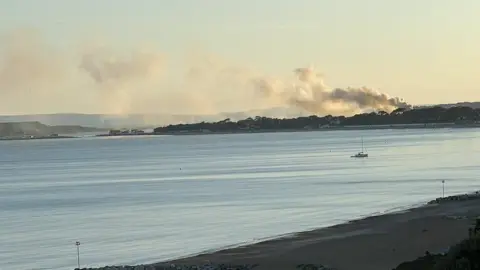 Emily Dickens Smoke rising in the distance