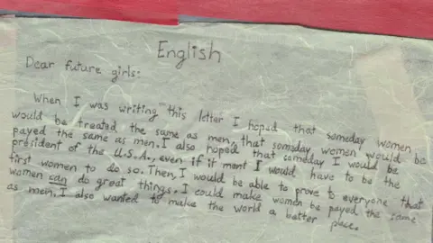 To Future Women Letter about a nine-year-old girl's hopes for the future