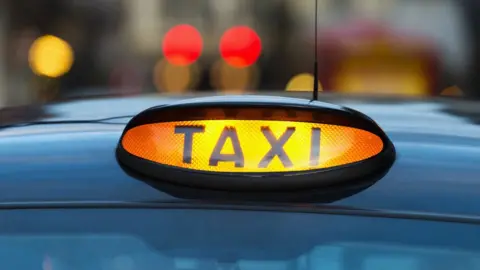 Getty Images Taxi symbol