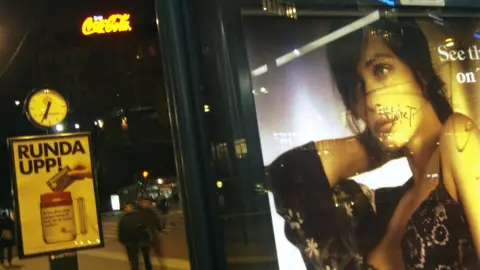 Alamy Advert in Stockholm