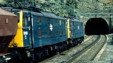 Class 76 locomotive on Woodhead line