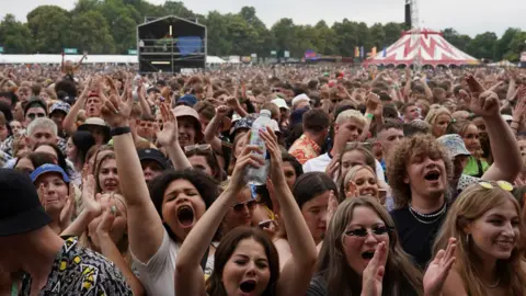 BBC Festivalgoers pictured at Tramlines
