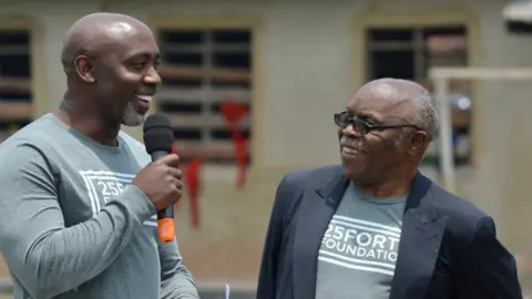 Fosterdadflipper Peter and Jacques.