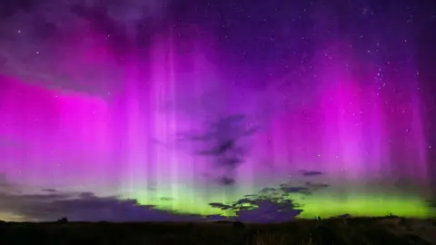 Weather Watchers/Beverly Senturk  The Northern Lights above Scarborough