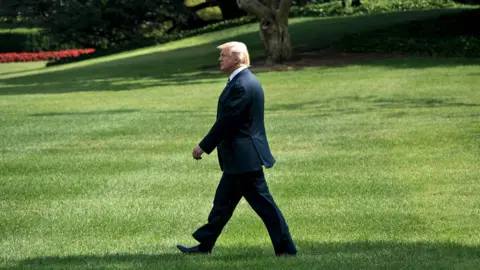 Getty Images Trump a White House