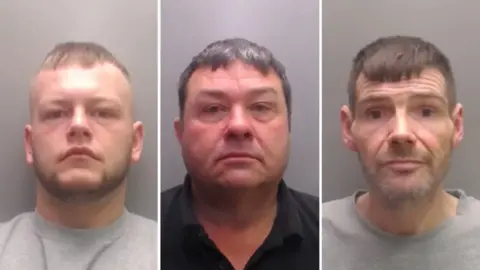 Durham Police Mugshots of three men