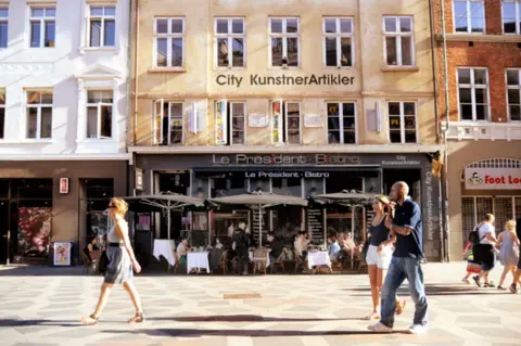 AFP A street in Denmark