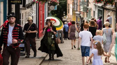 OLI SCARFF/AFP/ Getty Images Steampunks in Lincoln