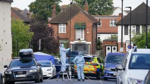 PA Media Forensic officers in Streatham