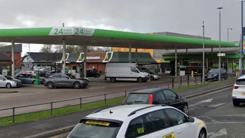 Google Asda Harpurhey petrol station forecourt