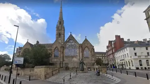 Google St Mary's Cathedral in Newcastle