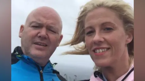 Fionnuala Donaghey A selfie photograph of Brendan O'Kane and Fionnuala Donaghey