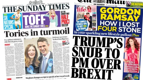 Sunday Times/Mail front page