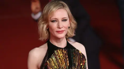 Getty Images Cate Blanchett on the red carpet