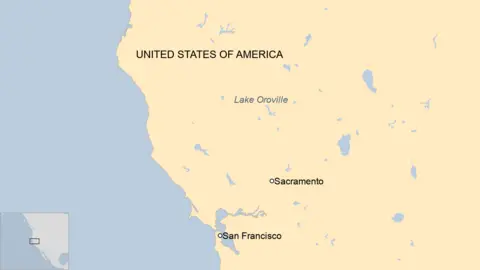 Map of northern California