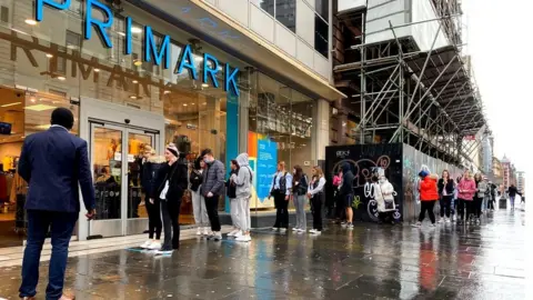 BBC Primark queue