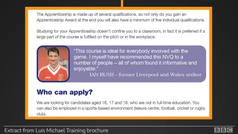 Serious Fraud Office Luis Michael Training brochure