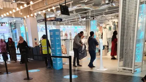 Jaydee Darrock Inside the Primark store