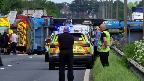 Darren Enderby A63 collision