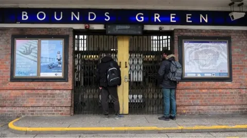 Getty Images Bounds Green station closed