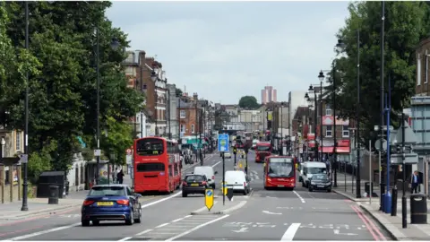 BBC/Phil Coomes Tottenham High Road