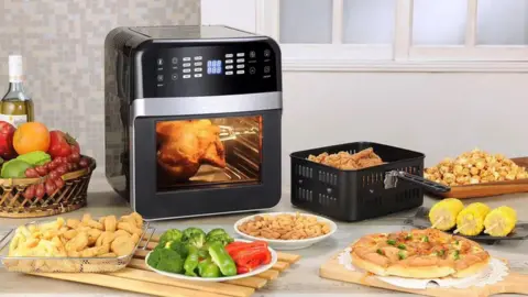 Getty Images Air fryer and food