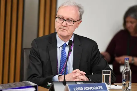 Getty Images Lord Advocate James Wolffe is the head of the Crown Office as well as the Scottish government's principal legal adviser