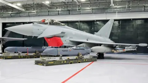 UK MoD/Crown Copyright A UK RAF Eurofighter Typhoon with Storm Shadow cruise missiles