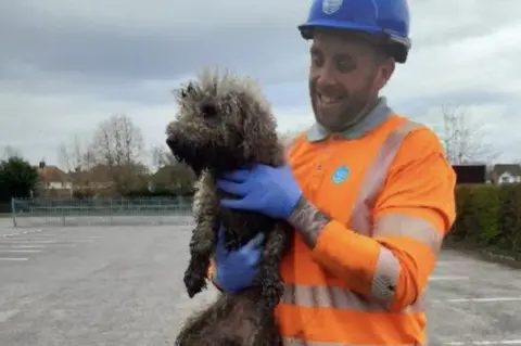 Thames Water James Lewis with Olive