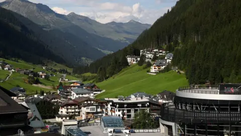 Reuters General shot of Ischgl ski village in Austria