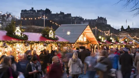 Getty Images edinburgh christmas market