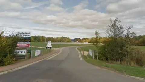 Google Rutland Showground entrance gate